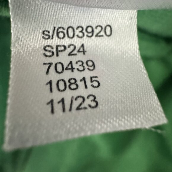 Loft The Palmer Wide Leg Twill Pants Women’s Size 10 Green High Rise Stretch - Picture 9 of 9